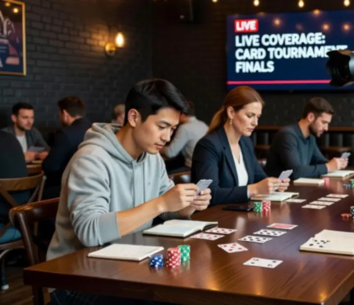Journaliste accrédité couvrant un tournoi de cartes dans un casino français